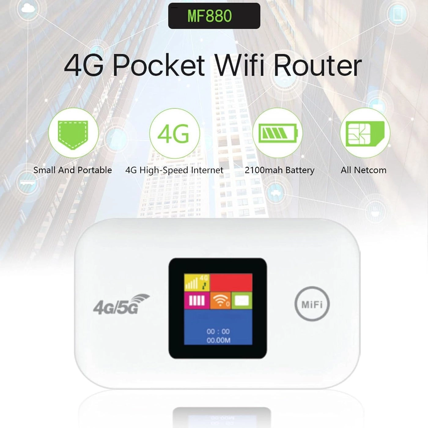 Wireless Hotspot - 4G LTE 150Mbps
