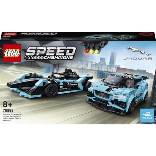 Speed Champions Formula E Panasonic Jaguar Racing Gen2 + Jaguar I-PACE eTROPHY