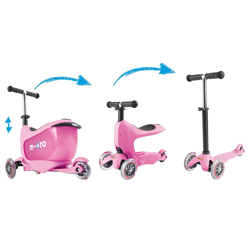 Mini2go Deluxe - 120/85 mm Foldable Adjustable seat