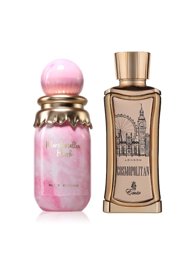PARIS CORNER MARSHMALLOW BLUSH - 100ml + COSMOPOLITAN LONDON - 85ml