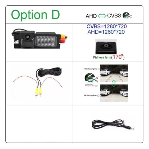 Car Rear View Camera - Night vision 1920 x 1080P