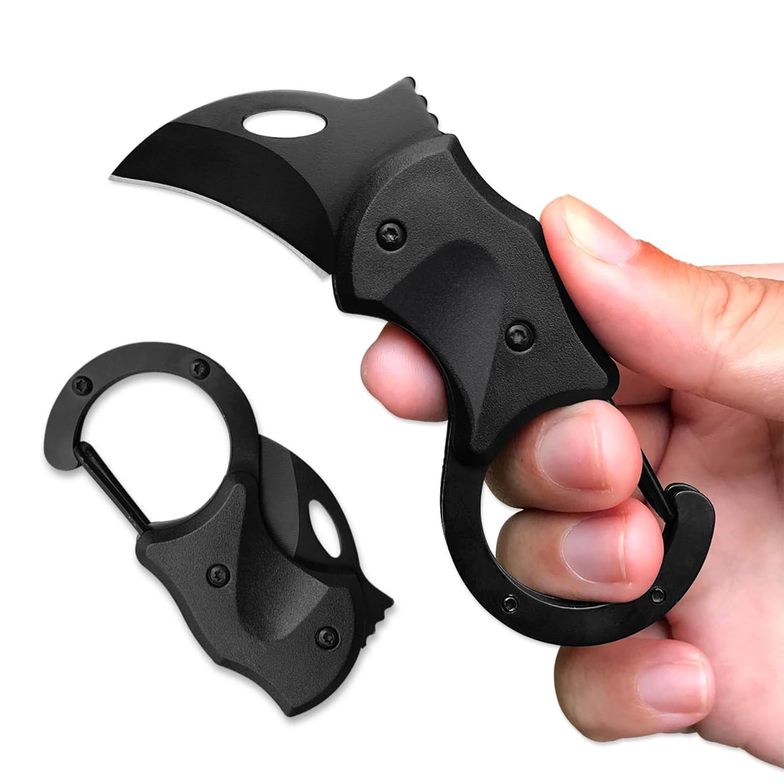 Regal Enterprise Utility Keychain - Black Quick Release Carabiner