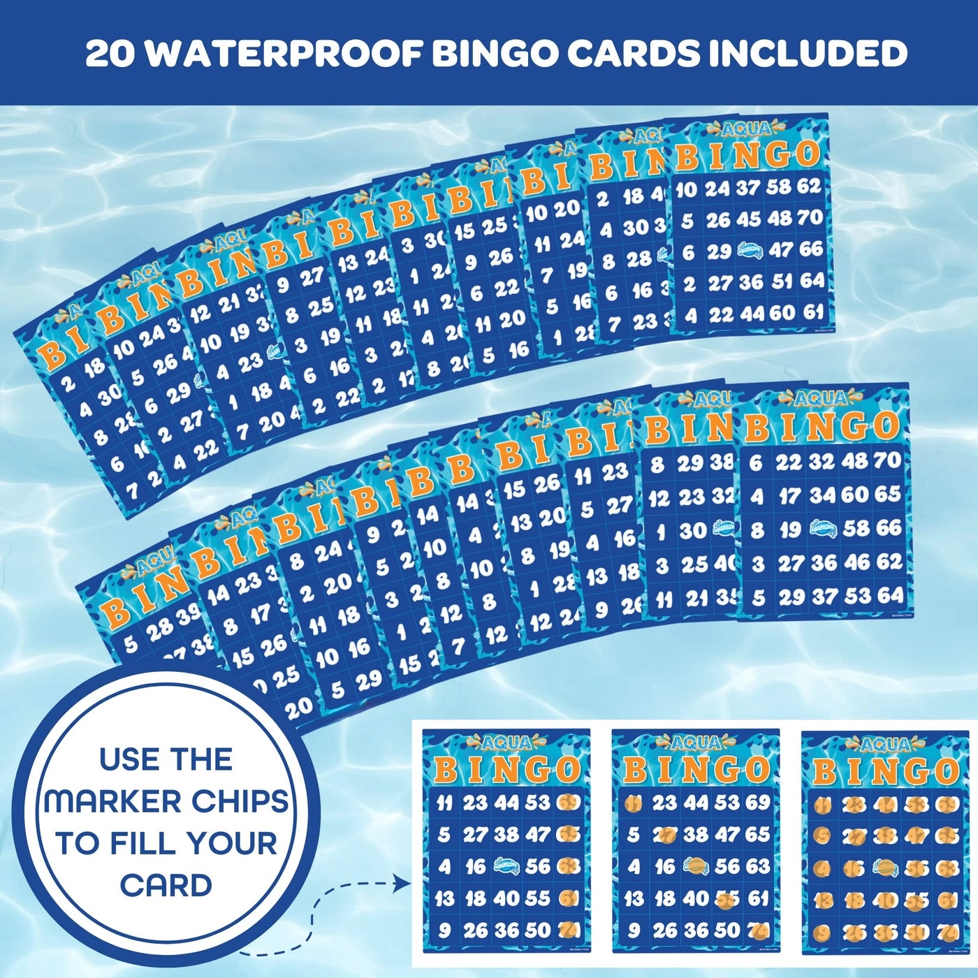 Aqua Pool Bingo Bundle