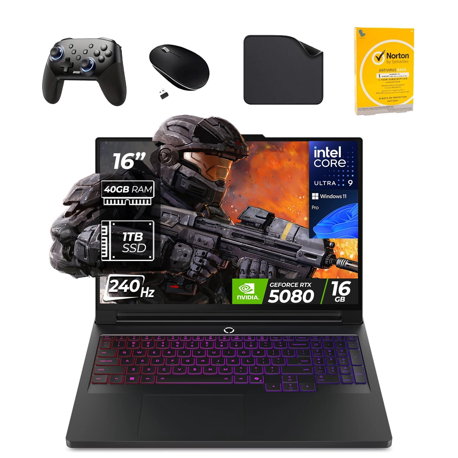 Lenovo Legion Pro 7i 16IAX10H - 16'' Core Ultra 9 275HX 40GB DDR5 1TB SSD