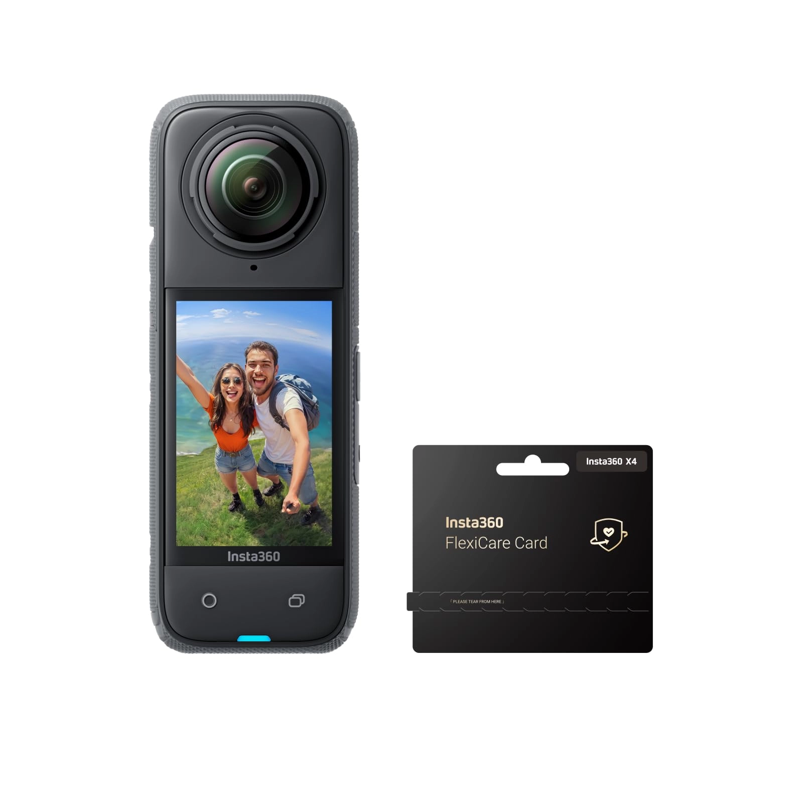 Insta360 X4 - 8K Waterproof + FlexiCare - 2 Replacements