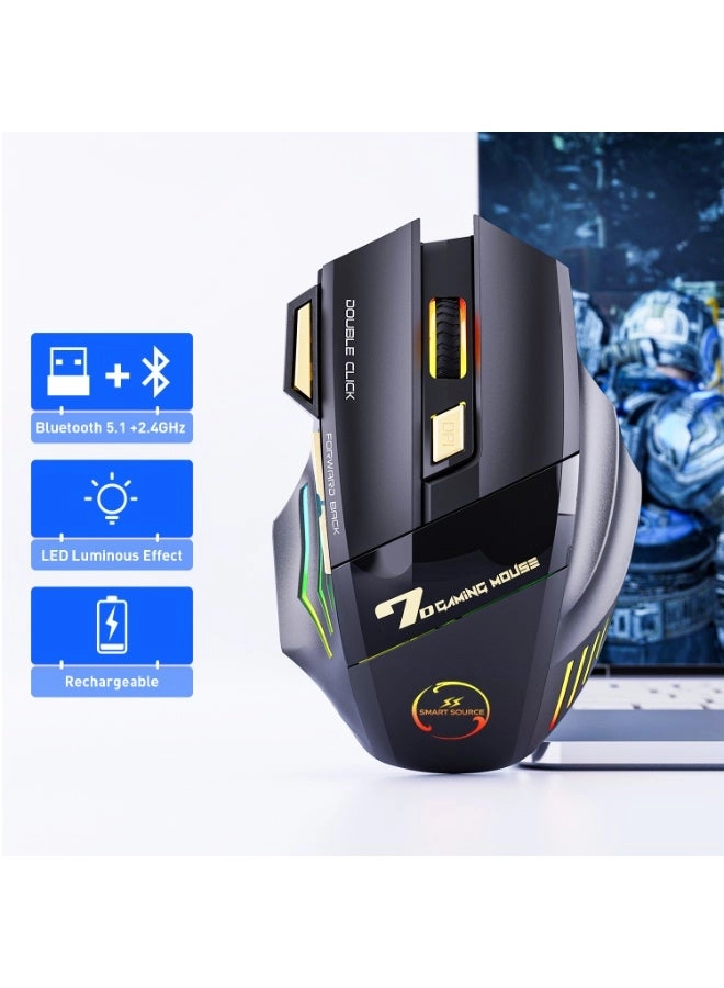 Gaming Mouse - Bluetooth 5.1 2.4GHz Wireless