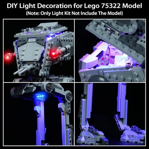 75322 Lighting Kit - Plastic for LEGO Hoth AT-ST 75322
