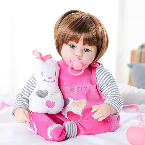 Reborn Baby Doll - 18 Inch 45cm Soft Vinyl Girl