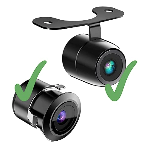 Round Car Rear Camera Mounting Bracket Kit - Butterfly Mount Flush Mount 4 Kits