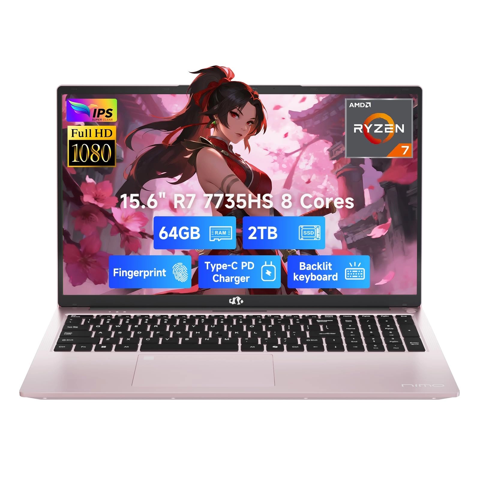 N159 - 15.6'' Ryzen 7 7735HS 64GB DDR5 2TB SSD