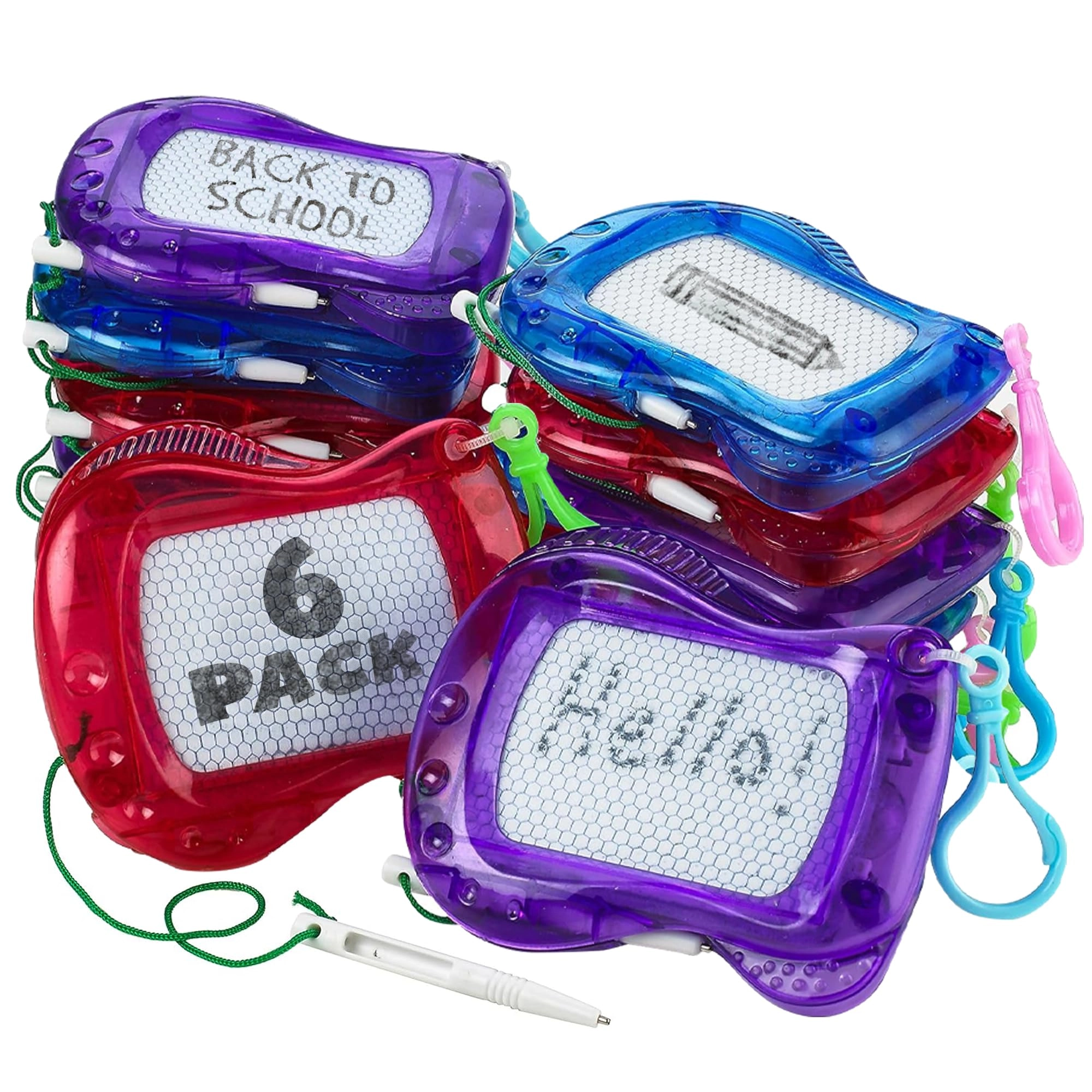 Bedwina Mini Magnetic Drawing Board - 3+ years 6 pcs