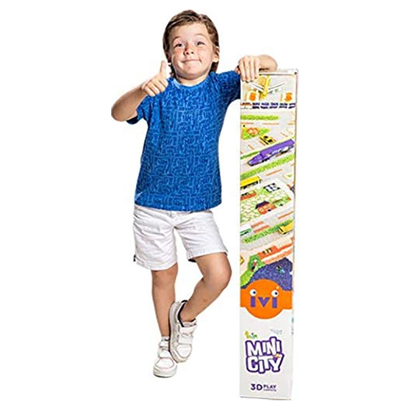 Mini City Design Educational 3D Carpet Playmat - 3D 100 x 150 cm