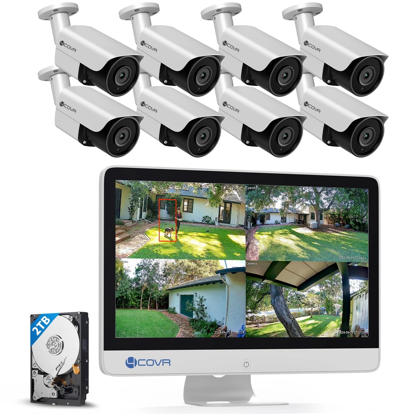 4COVR LY37EX8MU808 - 8pcs 8CH 8MP