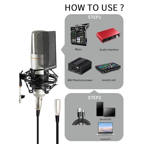 ZX89 Wired Microphone - 48V Large Diaphragm