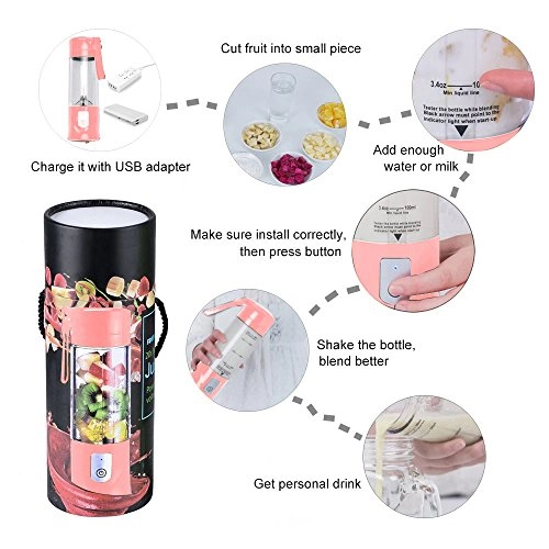 43238-77761 - Portable USB Rechargeable 6 Ultra Sharp Blades