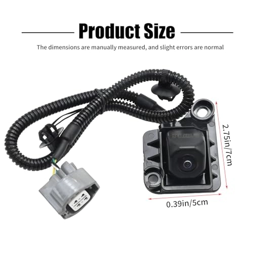 Rear View Backup Camera - 120-degree wide-angle Harness Replacement for Toyota Tundra 2007-2013