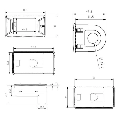 PZEM - 028 - 40-400V 0~100A