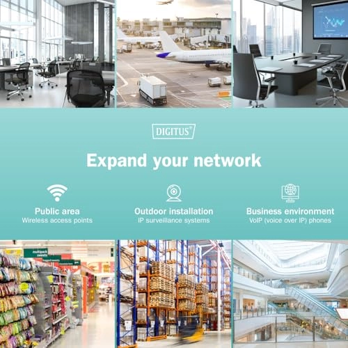 DN-95117 - 240V 370W 24 ports IEEE802.3af IEEE802.3at 10Gbps