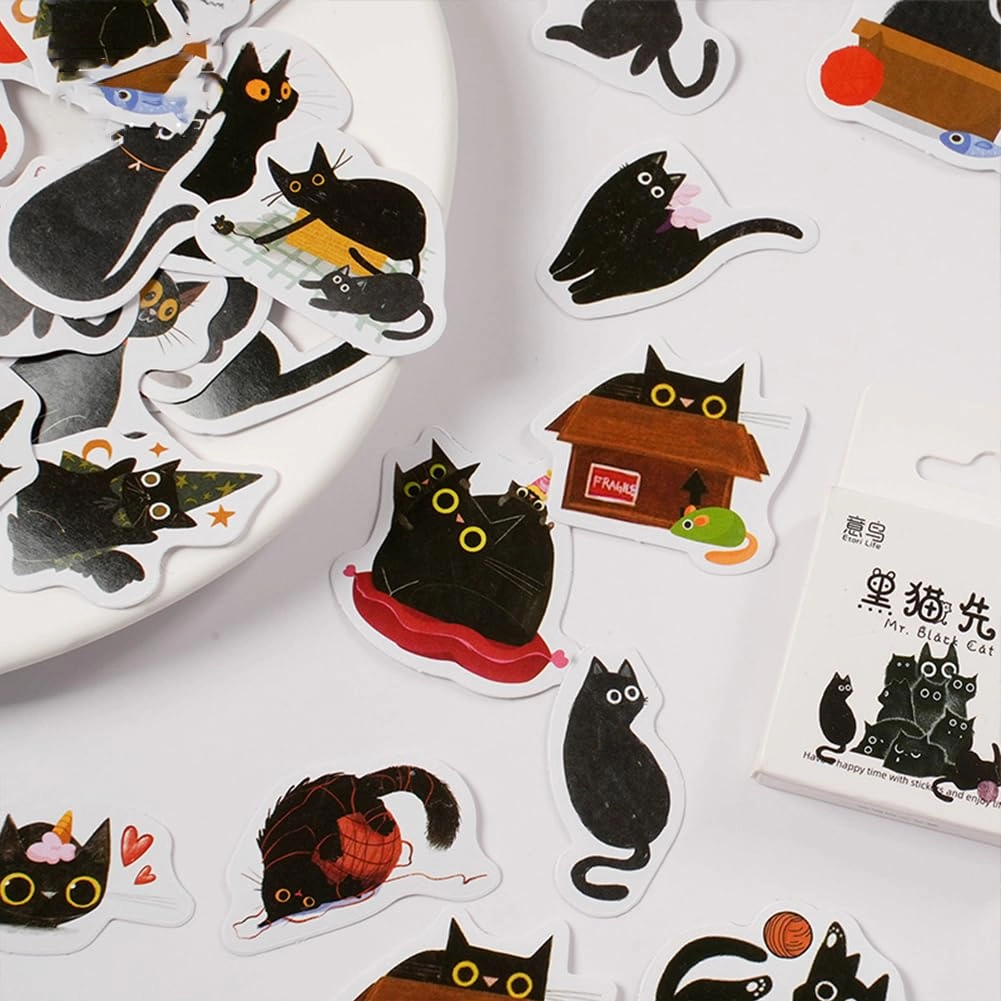 Cute Cat Sticker Book 46 pcs