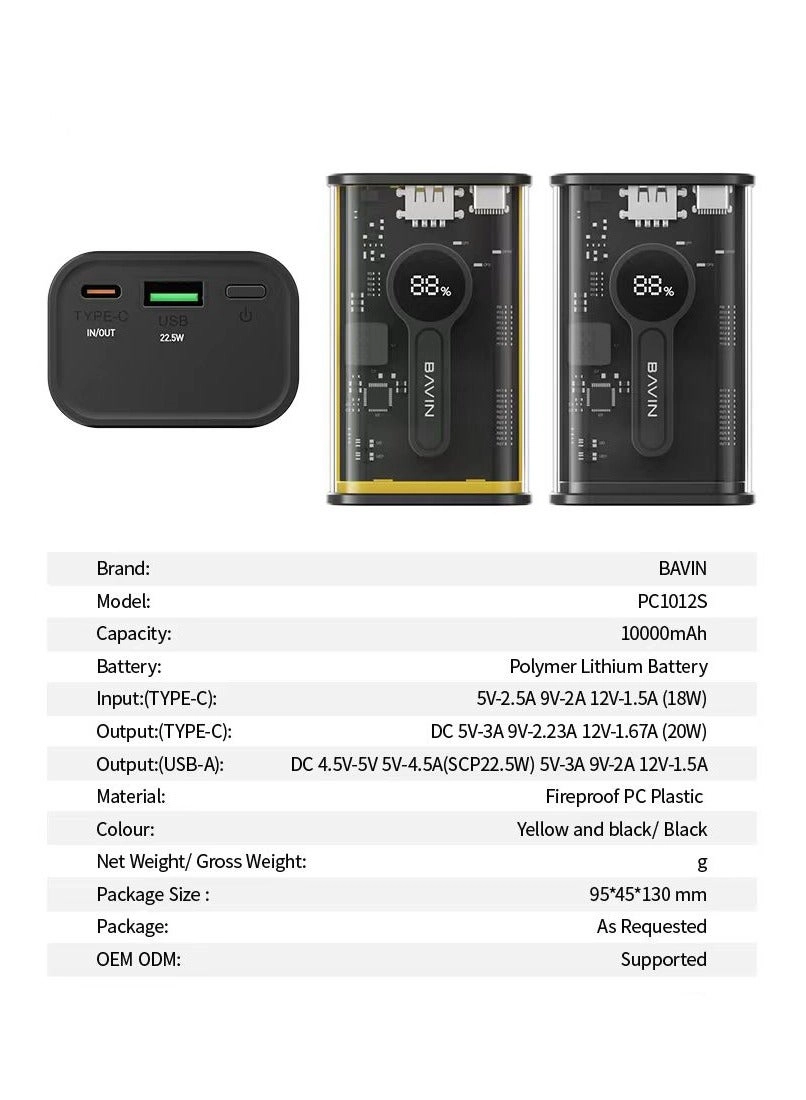 1012S - 10000 mAh 22.5W Fast Charging
