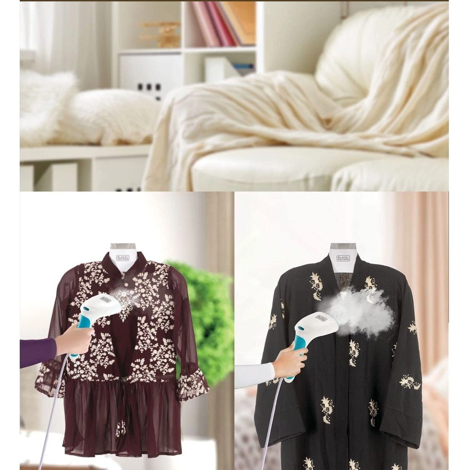 Hand Garment Steamer - 0.7 Liter 1200 Watt 30 minutes