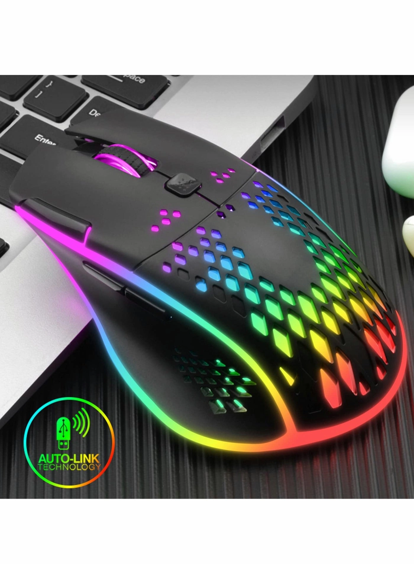 Wireless Gaming Mouse - Bluetooth 2.4G