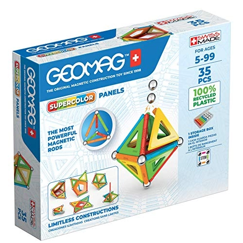 Supercolor Magnetic Constructions - Kid 35 pieces