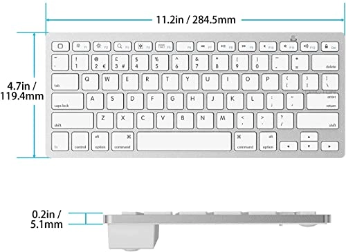 KB-APWhite - QWERTY Wireless