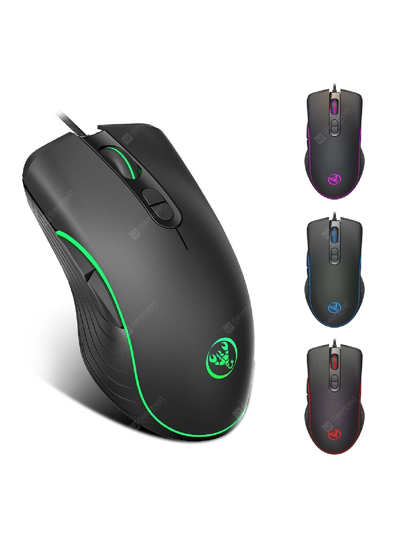 A867 RGB Backlit Optical Gaming Mouse - Wired