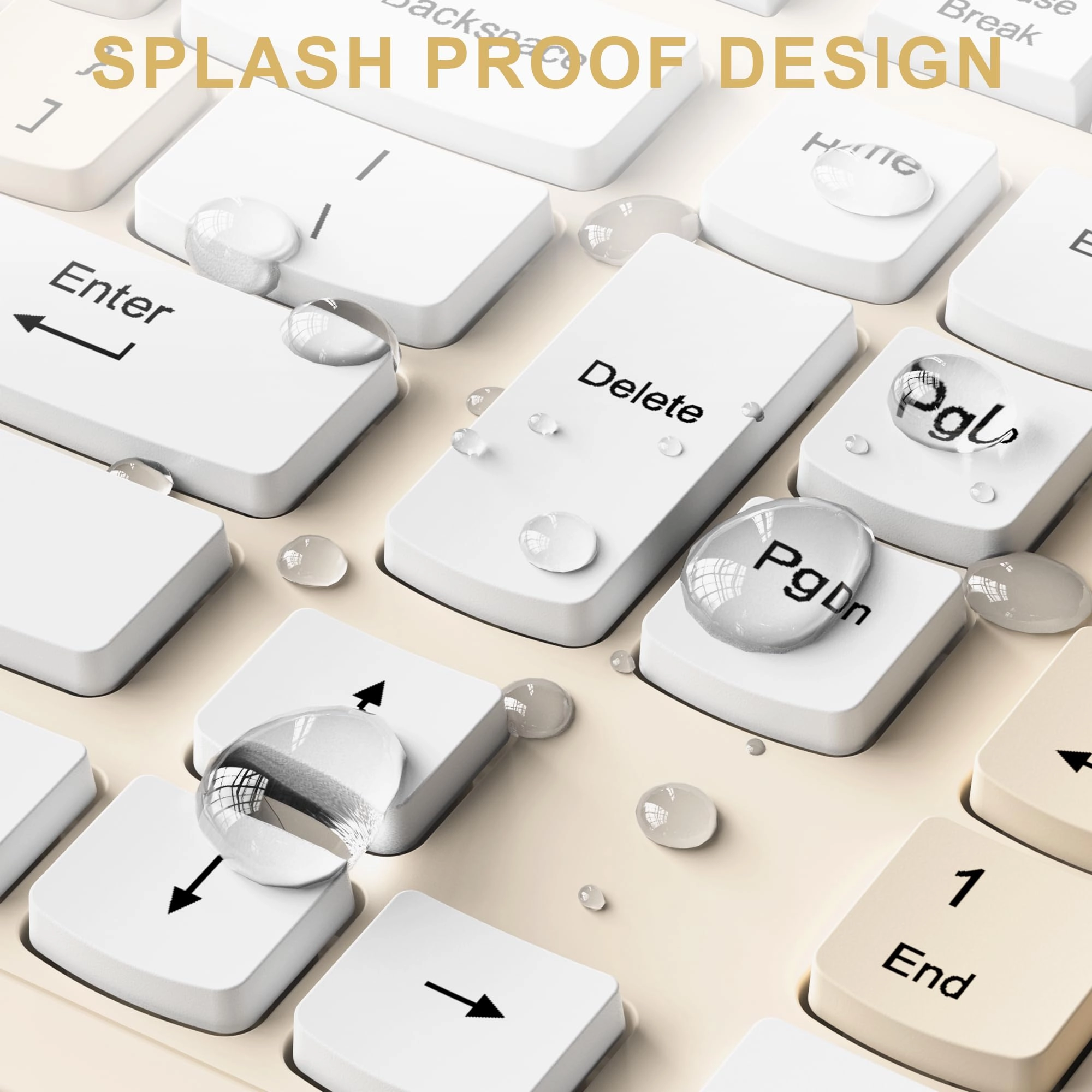 Ergonomic Wireless Keyboard - Wired