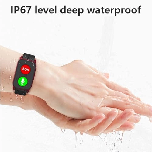 Fall Detection Smart Watch - GPS SOS 600mAh