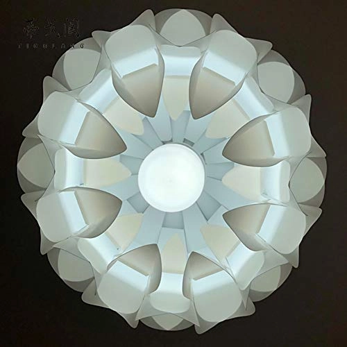 Scandinavian Petal Chandelier - White 50cm