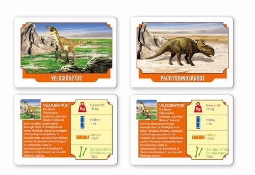 Galileo Games Record Suspect Dinosaurs - Card Game (German)