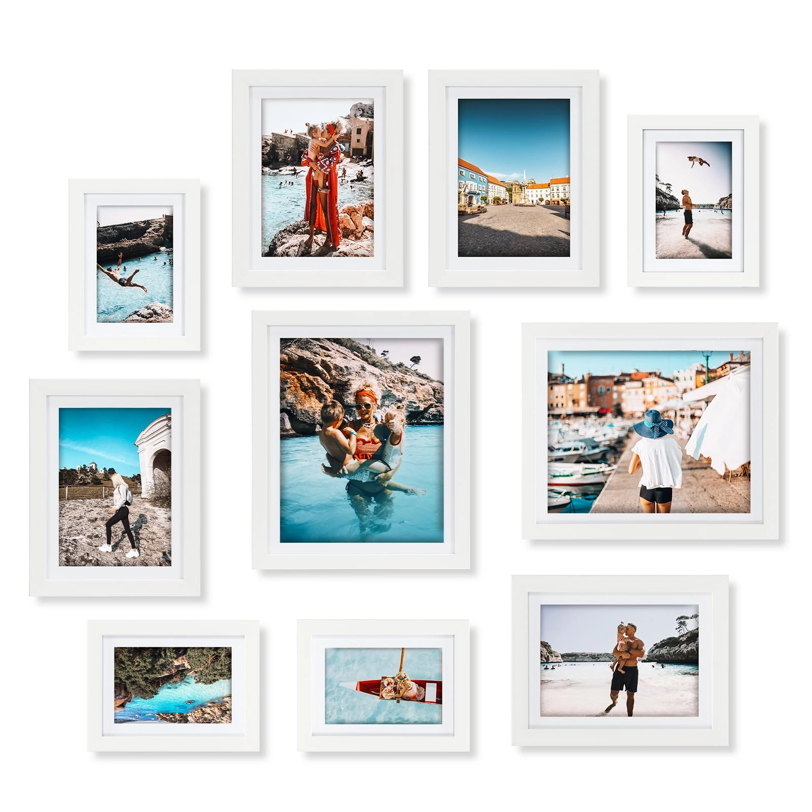 Picture Frames - 4x6 5x7 8x10 Set