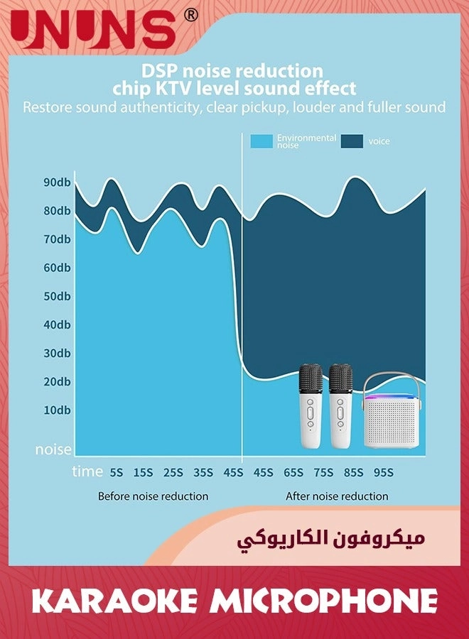 Karaoke Machine - 2 Wireless Microphones