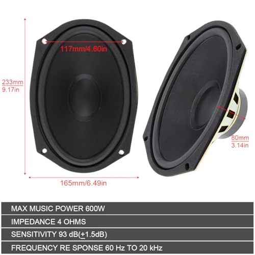 Coaxial Speaker - 6x9 Inch