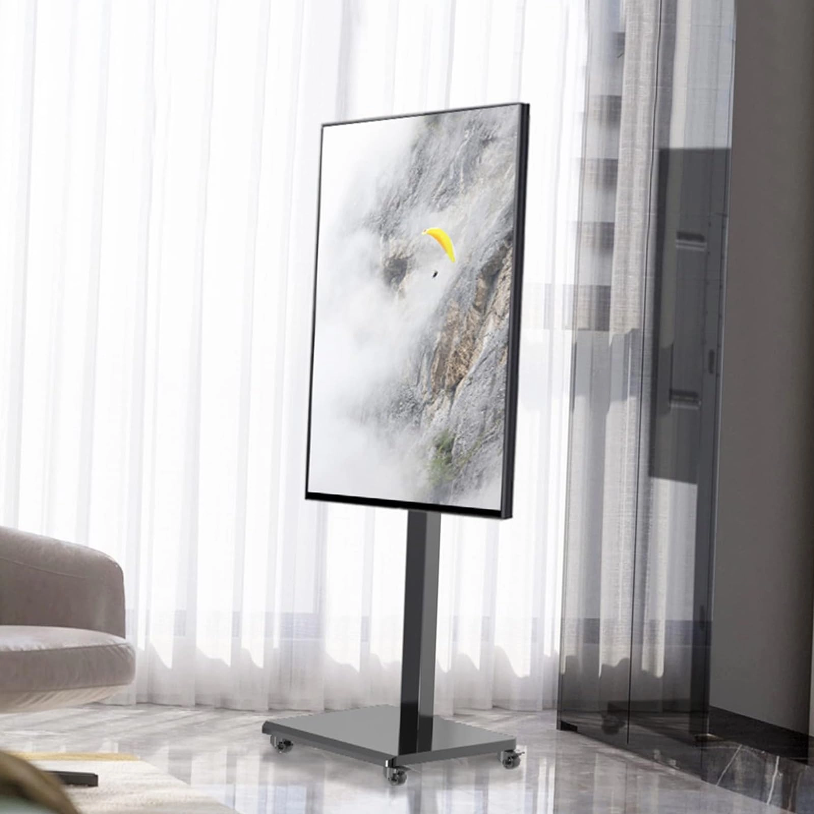 KTZSHT Mobile Tv Stand - 50kg 32-70 inch