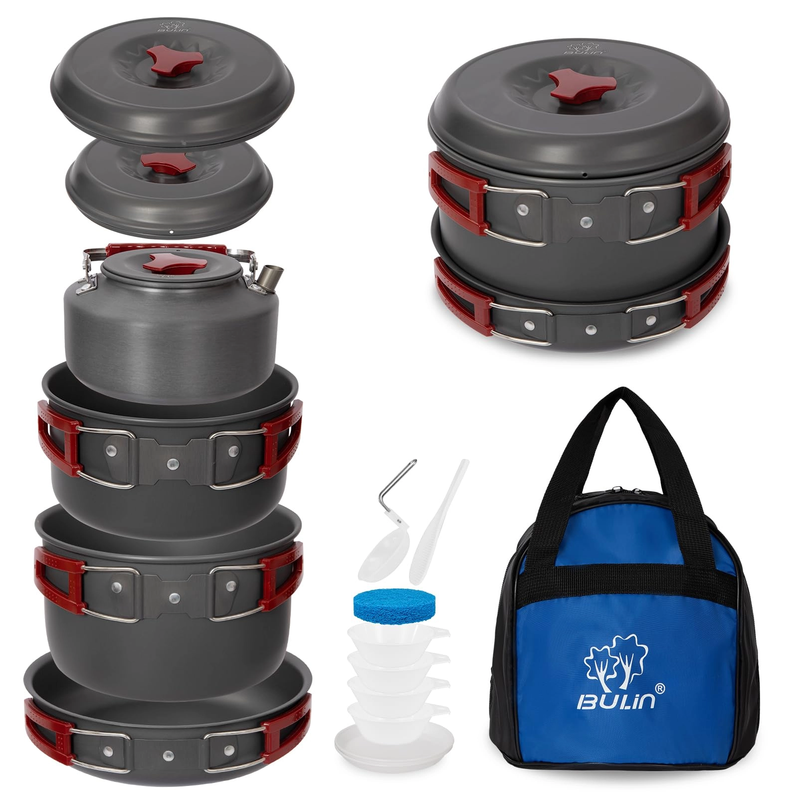 bulin Camping Cookware Mess Kit - 13 piece(s)
