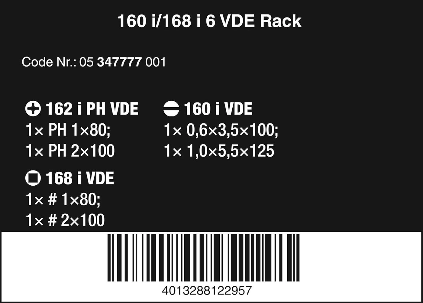 Kraftform Plus Insulated Slotted and Phillips Screwdriver Set (6 Pcs)