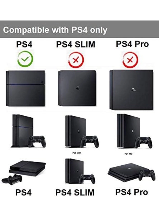 Vertical Stand Cooling Fan - 4 in 1 PS4 2 Controller Charging