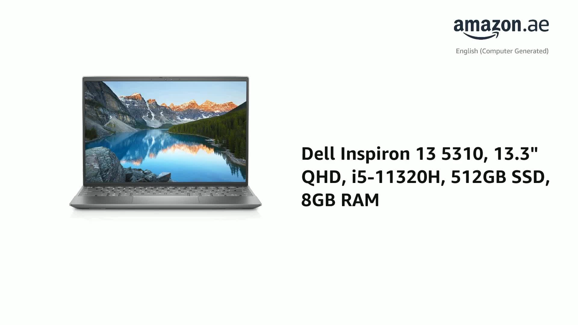 Inspiron 13 5310 INS13-5310-1014-SL - 13.3'' Core i5-11320H 8GB DDR4 512GB SSD