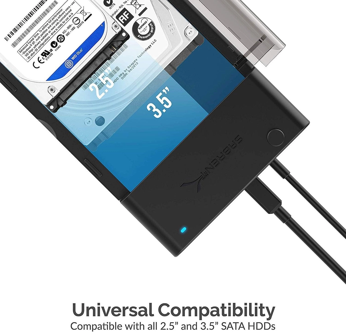 EC DFFN Lay Flat Docking Station - USB 3.0 22TB 2.5"/3.5"