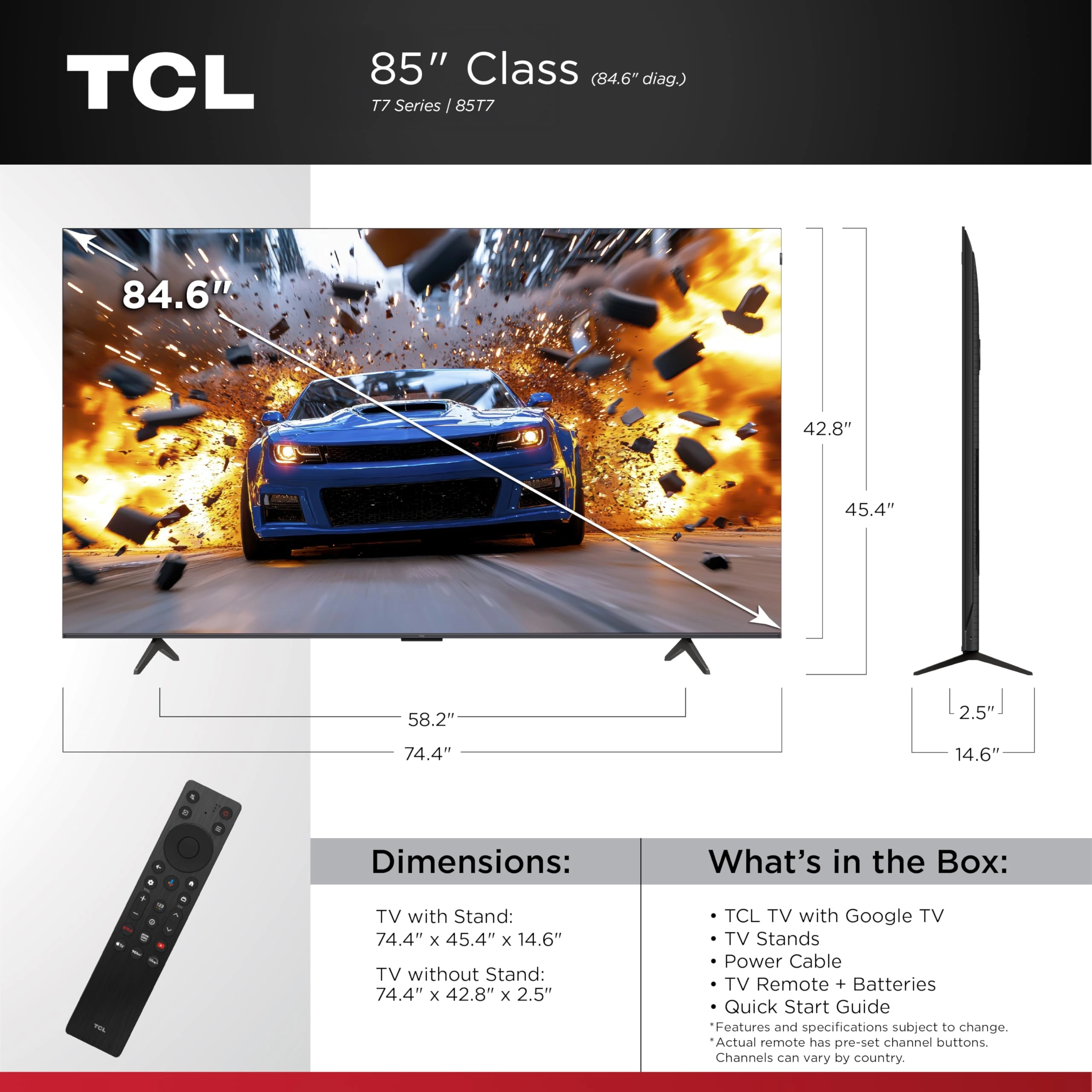 85T7 - 85-Inch