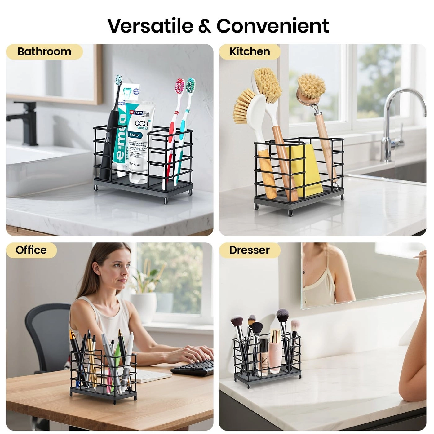 Toothbrush Holder - Bathroom Countertop 5