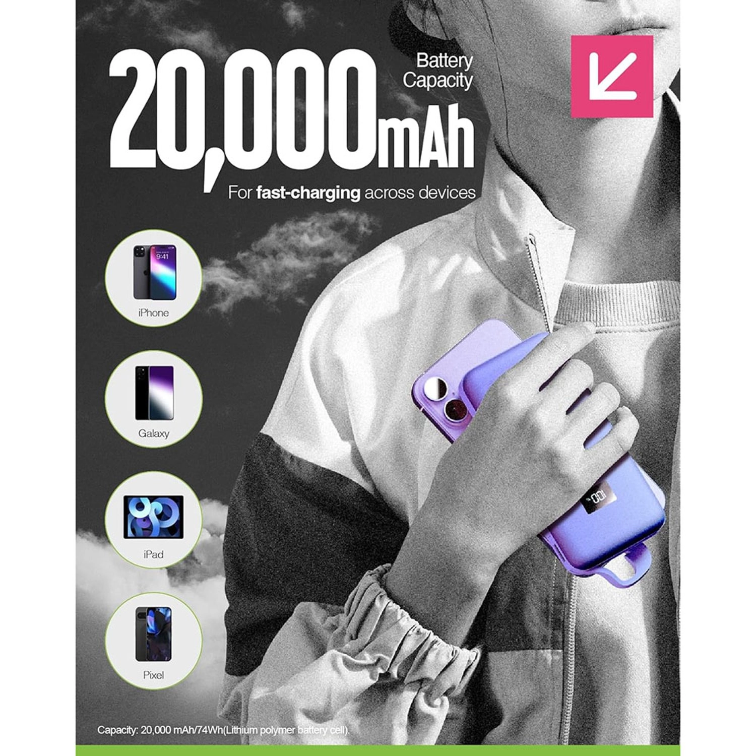 Eco Integrated Max - 20000mAh 20W