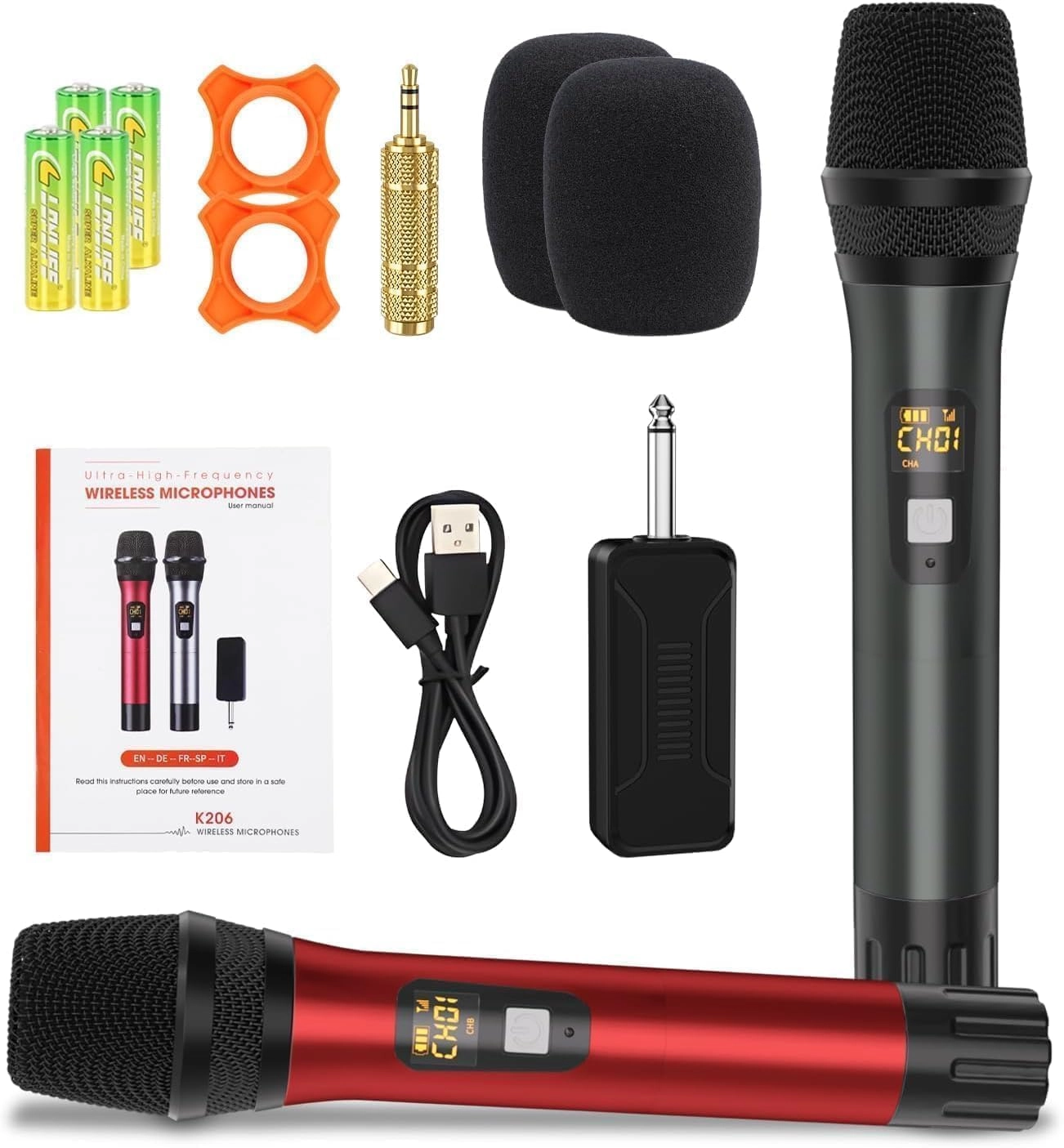 Wireless Microphones - 2 UHF