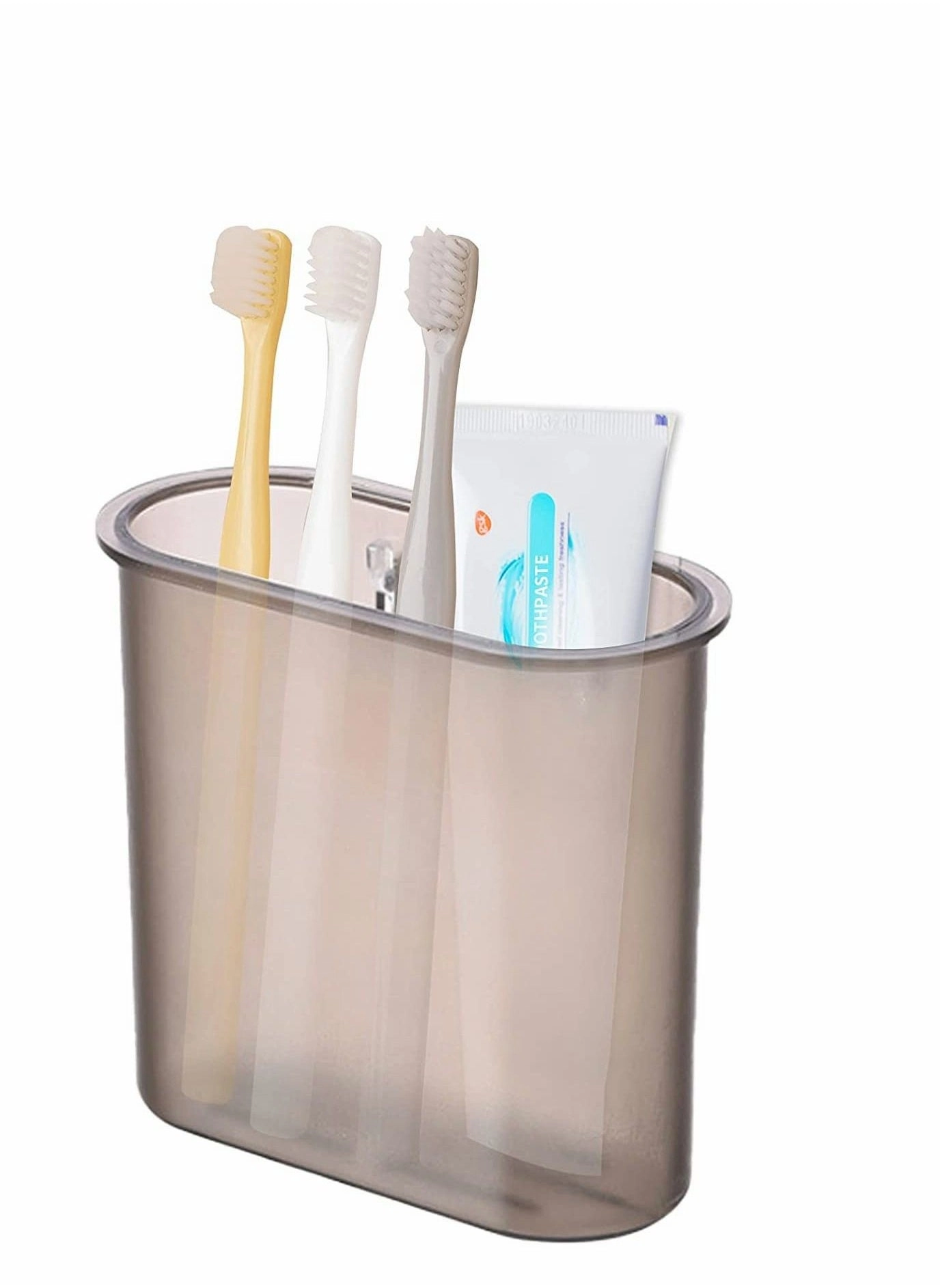 Wall Mount Toothbrush Holder - 3 Slots Wallmount / Countertop