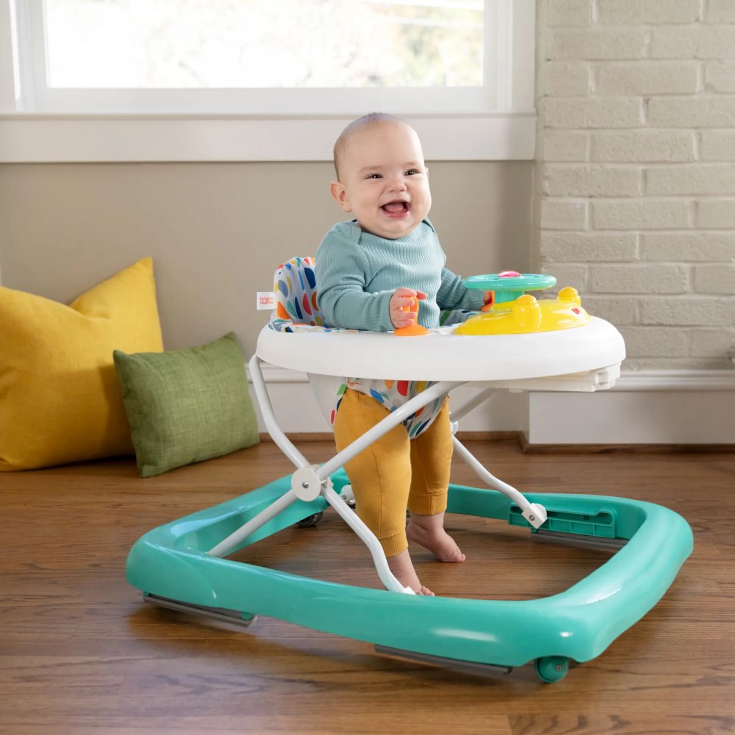 Ready to Roll Lights & Sounds Walker - Light Blue 6 months