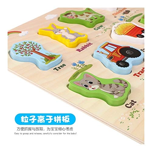 Wooden Nail Hand Grasping Board - 3 years and up 1 pieces