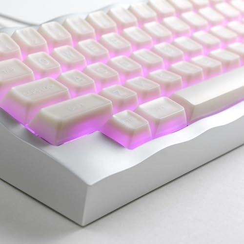 White Jade Keycaps - 160 Keys